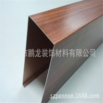 Hanging Baffle Ceiling (ISO9001,CE) U-shaped Strip Metal Ceiling